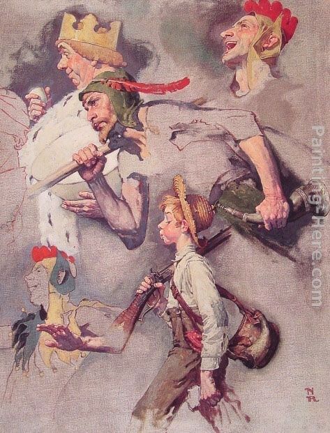 Norman Rockwell The Land of Enchantment